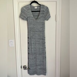 Grey sweater dress